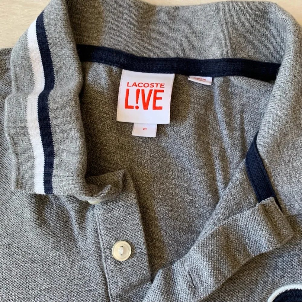 Men’s Lacoste L!VE Heritage Relaxed Fit size Medium - Picture 3 of 8